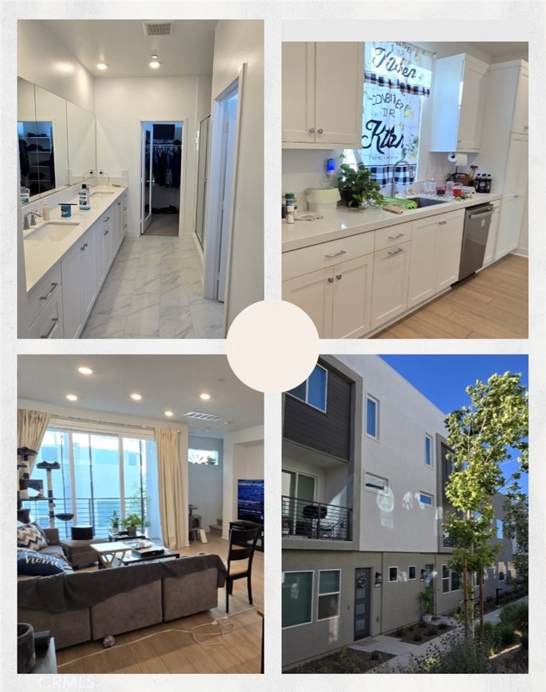 ***Modern Townhome with Versatile Layout and Stylish Upgrades***
Welcome to this beautifully designed three-story townhome offering comfort, functionality, and style. The first level features a flexible bonus room, ideal for a private office, media lounge, or creative studio. The second floor showcases an open-concept living space, seamlessly connecting the kitchen, dining area, and spacious Great Room—perfect for entertaining or everyday living. Stackable sliding glass doors open to a private deck, creating effortless indoor-outdoor flow. Upstairs, you'll find two generously sized bedrooms, including a luxurious owner’s suite with a spa-inspired bathroom and walk-in closet. Experience modern living with thoughtful design in every detail.