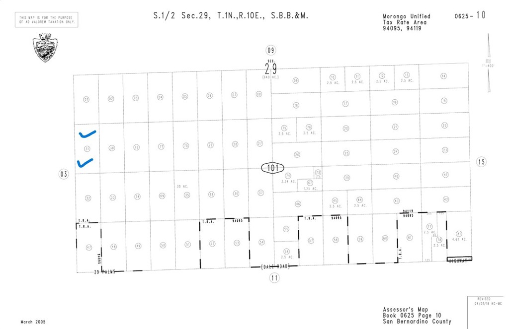 Awesome Opportunity to own this Low Priced parcel of 5 ACRES! It is near the 29 Palms airport and 29 Palms Hwy!! 29 Palms has one of the largest Marine Corps Training bases. The city of 29 Palms is an entryway to the Joshua Tree National Park (North entrance). Enjoy pristine air, natural beauty, tranquility and gorgeous night skies! OR...
Add this extraordinary parcel to your investment portfolio!
Buyer to verify and satisfy themselves with aspects pertaining to this property.