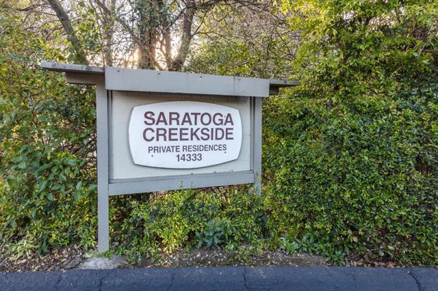 Welcome to this charming 2-bedroom, 2-bathroom home located in the beautiful city of Saratoga. With 1,218 square feet of living space, this residence features an updated kitchen equipped with granite countertops, a dishwasher, an exhaust fan, an oven range, and a refrigerator. The bathrooms have been modernized with granite finishes and a shower over the tub. Enjoy the convenience of a formal dining room and a separate family room with vaulted ceilings, perfect for gatherings and relaxation. The home boasts a combination of laminate, stone, and tile flooring, adding both style and durability. Stay warm in the cooler months with central forced air heating, and cozy up by the fireplace. The laundry facilities are part of the community amenities, which also include a pool and a pool house. This property is within the Saratoga Union Elementary School District. Don't miss this opportunity to own a lovely home in a desirable location with excellent amenities!