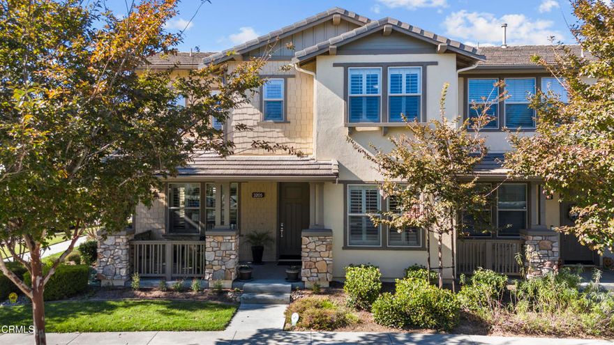 Welcome to 3205 Libson Lane, an exquisite townhome in the highly sought-after Riverpark community of Oxnard, designed for modern living, entertaining, and peace of mind.Step inside to discover a bright and spacious open floor plan that truly defines functional entertaining. Natural light floods the home, beautifully filtered by the installed plantation shutters that add a touch of timeless sophistication to every room. The seamless flow between the living area, dining space, and a well-appointed kitchen makes hosting friends and family a breeze. With generous counter space, a central island, and abundant natural light, this home is built for social gatherings, making every event effortless and enjoyable. Aside from a well thought out layout, with a bedroom and bathroom downstairs, this home has been appointed with premium features for ultimate comfort and efficiency. You'll appreciate the luxury of a whole house water softener and reverse osmosis filtration system plus an energy-efficient tankless water heater. Your safety is a priority. This home features the added layer of security with 24-hour fire monitoring.Enjoy the ultimate Southern California lifestyle right outside your door. As a resident of the Riverpark community, you'll have access to fantastic amenities, including multiple parks and playgrounds, tennis and basketball courts, and walking paths. The home is also just a short stroll from The Collection at Riverpark, an open-air shopping, dining, and entertainment hub that features popular restaurants, retail stores, and a movie theater. Plus, you are centrally located, providing quick access to the 101 freeway and the beautiful Ventura County beaches.This beautifully maintained 4-bedroom, 3-bathroom home is more than just a place to live--it's a lifestyle upgrade, perfectly balancing style, convenience, and security. Don't miss the opportunity to experience the best of Oxnard living.