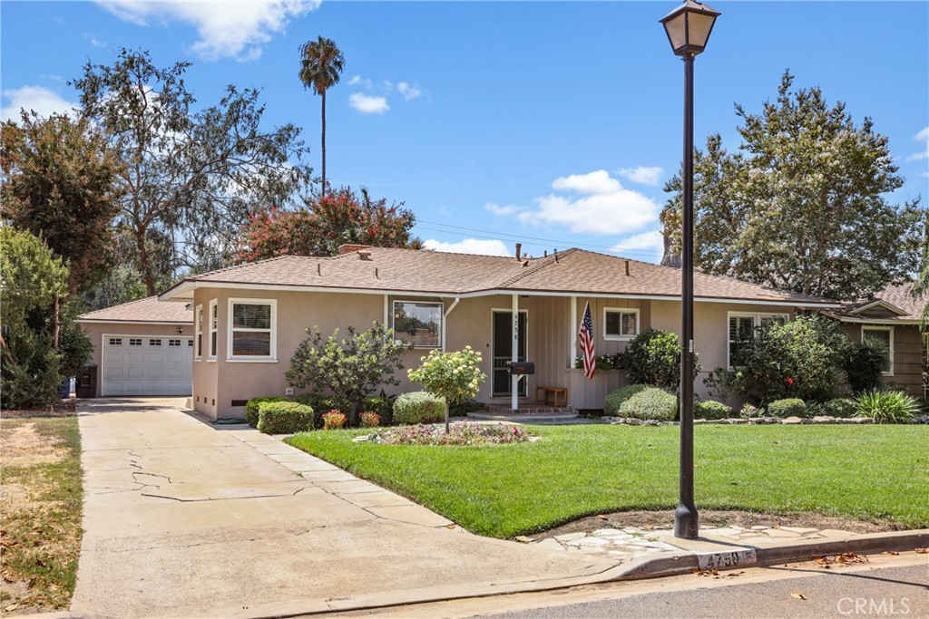 Welcome to this charming single-story home nestled on a quiet residential street. This well-maintained home features 3 bedrooms and 2 bathrooms, original hardwood floors in the hallway and bedrooms. A spacious kitchen with laminate flooring, and separate dining area. The living room has a charming fireplace for cozy nights and plenty of windows throughout the house for natural sunlight. The home has been upgraded with dual pane windows, insulation on the outer walls of the house, new electrical panel, new water heater, and new plumbing pipelines from the house to the street. The backyard has been created into a perfect oasis with mature landscaping great for entertaining or a private retreat for relaxing. The spacious front yard, extended driveway, and mature shade trees add to the home’s curb appeal. It is conveniently located near schools, shopping, and major freeways. This home is truly one of a kind, the perfect combination of classic charm, modern updates and an amazing location.