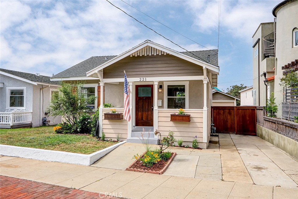 Welcome to this darling historical bungalow in South Redondo Beach! Step into a piece of history with this charming 3-bedroom plus office, 1-bath bungalow that has been cherished by the same family since the 1920s. Wood floors preserve its timeless character, while new carpet in two bedrooms adds comfort and warmth. The remodeled kitchen features stone countertops, a spacious breakfast bar, and plenty of natural light from skylights and windows that brighten the home throughout. The large grassy backyard is ideal for entertaining, gardening, or simply relaxing in your private outdoor space. A detached one-car garage provides parking, extra storage, or the perfect opportunity for a future ADU. Lovingly updated and thoughtfully maintained, this South Redondo gem is ready for its next chapter—and the perfect buyer to make it their own. Plus the location just blocks from the Redondo Beach pier, beach, shops, restaurants and of course the award winning Redondo Beach schools -makes it an amazing opportunity!
