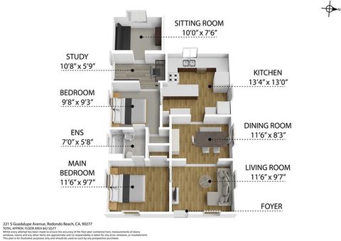Tiny photo for 221 S Guadalupe Ave, Redondo Beach, CA 90277 (MLS # SB25217533)