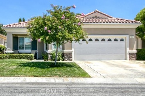 WELCOME HOME!
Discover the perfect senior lifestyle in this beautiful 2 bed 2 bath home, situated within the secure, gated 55+ community of Solera at Oak Valley Greens in Beaumont. With the Large Mello/Roos bond already paid off, you can enjoy peace of mind from day one. This charming residence offers abundant storage with spacious walk-in closets in both bedrooms, along with central heating and air for year-round comfort. The kitchen features elegant Corian countertops, a pantry, and a breakfast bar—ideal for casual dining and gatherings. The laundry room, complete with a sink and cabinets, adds convenience to everyday living. Step outside into your private rear yard, beautifully landscaped with mature trees and shrubs, creating a serene outdoor sanctuary perfect for relaxing, gardening, or entertaining.
The premier Del Webb community offers scenic mountain views, an active lifestyle, and a welcome escape from the intense desert heat. Since 2003, this community has attracted adults seeking a vibrant, resort-style environment with top-tier amenities, a prime location, and finely crafted homes. In the heart of the community, you'll find the impressive 18,000-square-foot Oakmont Clubhouse, which serves as the hub for social, fitness, and recreational activities. Inside, you'll discover a state-of-the-art fitness center, an indoor walking track, and dedicated studios for yoga, Pilates, and low-impact aerobics. The clubhouse also features arts and crafts rooms, a library, billiard tables, and more providing endless opportunities for entertainment and relaxation.
Enjoy the outdoors with resort-style amenities including an outdoor pool and spa, tennis courts, and bocce ball courts surrounding the clubhouse. Nature enthusiasts will love the miles of scenic walking and biking trails, offering stunning views—perfect for hiking, mountain biking, nature watching, and horseback riding adventures. Adjacent to the community, the Oak Valley Greens Golf Course invites you to enjoy a picturesque round of golf on its meticulously maintained, par-72 course, renowned for its bunkers, native grasses, and scenic water features that wind through the community, providing breathtaking mountain vistas.
This is an exceptional opportunity to embrace an active, vibrant lifestyle in a peaceful, scenic setting with all the amenities you could wish for. Don’t miss your chance to join this welcoming community, where convenience, recreation, and natural beauty come together.