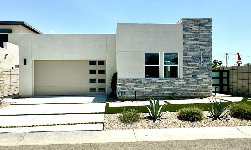 Reduced Price plus $10,000 Builder Bonus. If paying Cash take another $30,000 Off!! This beautiful Plan 1 is 1,738 square feet , 3 Bedrooms including Detached Casita. This Great Room Floorplan includes Gourmet Kitchen with Kitchen Island, LG Stainless Steel Built In Appliances including Refrigerator, Convection Oven and Built In Air Fryer & Steamer, Quartz Kitchen Countertops as well as Full Quartz Slab Backsplash, Tiled Flooring, Carpeting ONLY in Bedrooms, Tiled Showers, Rear Yard Landscape, Covered Patio, Swimming Pool & Spa and Solar is included and owned by Buyer. Property is on Condo/PUD Map.