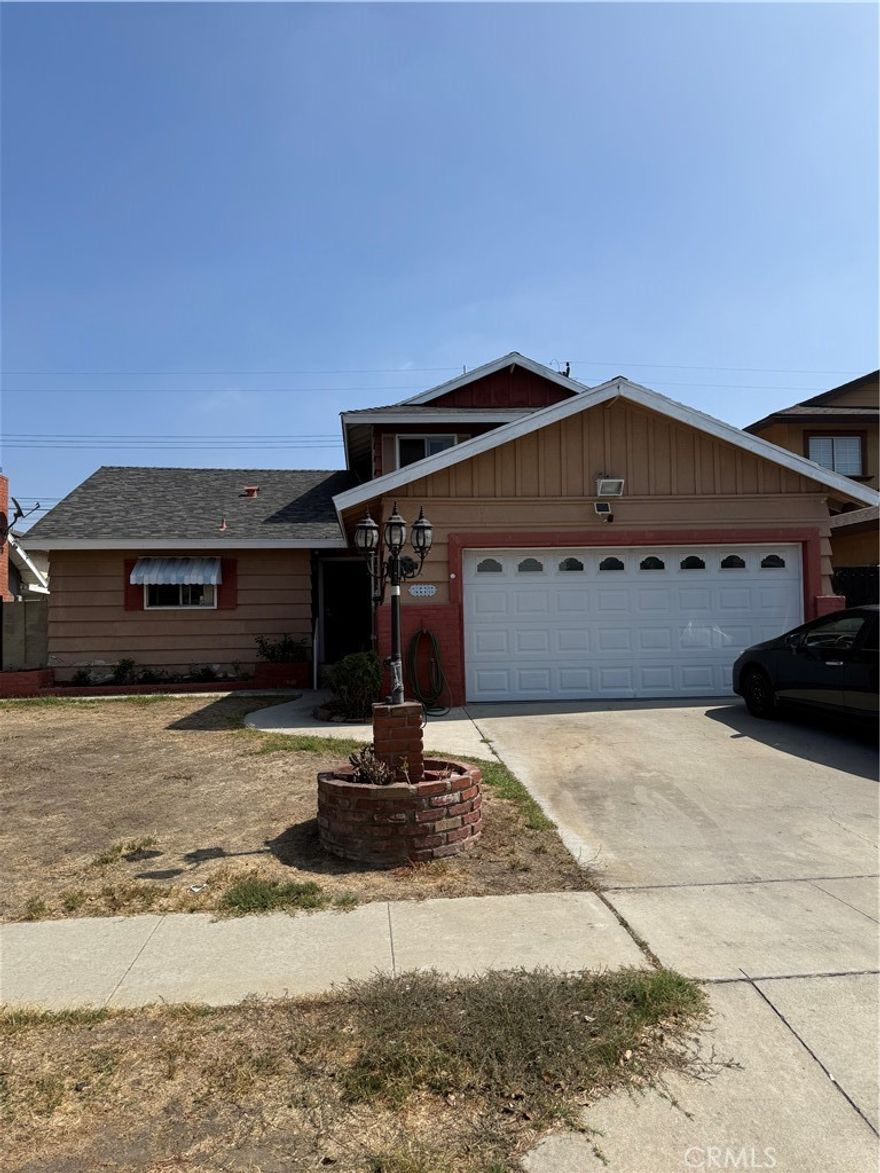Spacious 4 bedroom (2 downstairs and 2 upstairs) home with 2 bath, dining room, kitchen, and good size living room with brick fireplace. Two-car attached garage. Property located within walking distance to Cerritos College and convenient to 605 and 91 freeway access.