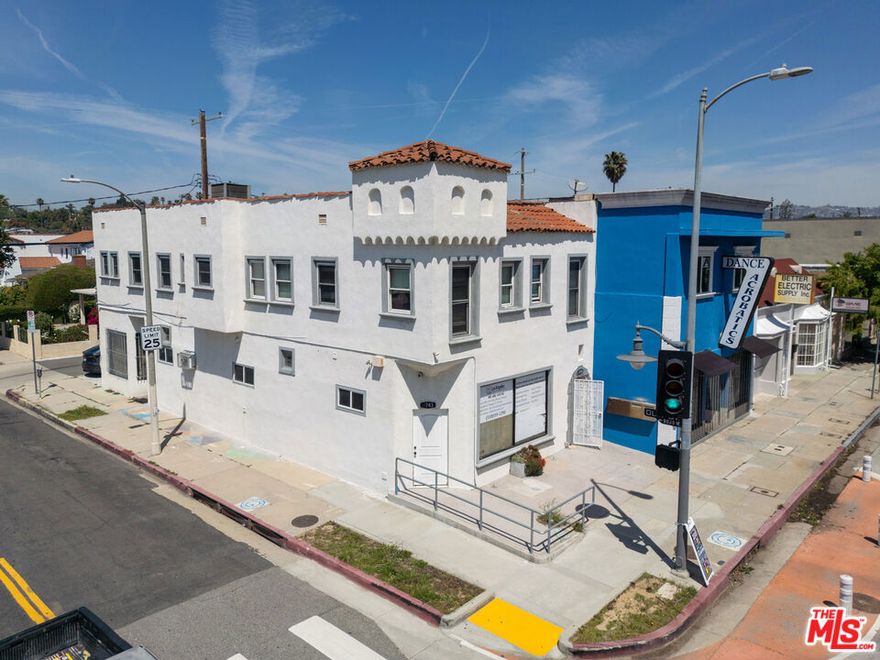 We are pleased to present this two-story mixed-use retail and office building located on the prime signalized corner of S. Robertson Blvd and Olin Street in a Beverly Hills/Beverlywood adjacent neighborhood, just blocks from the 10 East and 10 West Freeway exits and Hamilton High School. The subject site is a 3,230 square foot two-story building, featuring +/- 1,615 square feet of high-profile office on the ground floor consisting of four units each with their own bathroom and shower, and +/- 1,615 of turn-key office space. The ground-floor office has excellent exposure to both north and south traffic and is attractive to this corridor's many other food, entertainment, and shopping uses. The office units can be converted to retail use. The second floor is excellent for a law firm or other professional services companies. This building presents an owner-user with high visibility signage and branding opportunity; not just to all who enter and exit the 10 Freeway, but to all of the multi-million-dollar home owners in the immediate surrounding neighborhoods. The second floor office space is beautifully built-out and features a lobby, reception area, six private offices (two of them large, facing Robertson Blvd), an outdoor terrace, storage room, bathroom with shower, kitchen, and a conference room. The building will be delivered fully vacant. The 2,126 square foot lot is zoned C4 and can accommodate 1-2 cars for parking. Ideal building for either an owner-user or an investor.  Great signage opportunity for company identity with a traffic count of approximately 60,000 cars per day. Great freeway access for employees and staff traveling from any part of the City.  Enjoy multiple amenities on Robertson Blvd including food, retail shopping, coffee shops and juice bars all mixed with standard office uses.