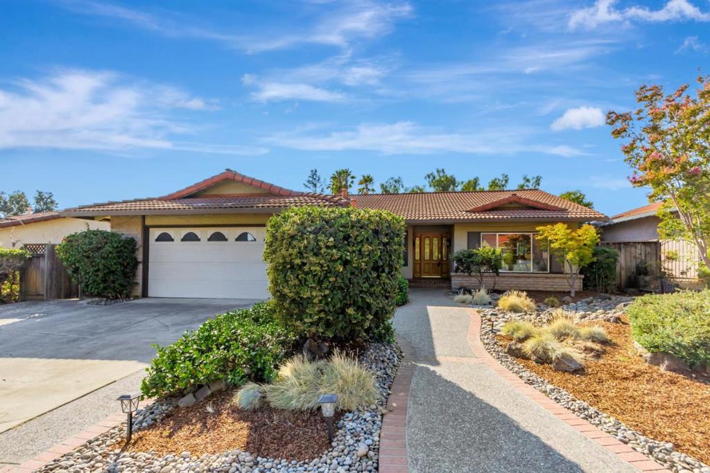 Welcome to 3583 Eastridge Drive in San Jose. This 4 bedroom 2 bathroom home has a wonderful floor plan with 2 living spaces and a semi open concept. the front and back yards offer serene views and feel as you take in the east foothills. New luxury vinyl in most areas of the home, new interior paint and lighting. Bathrooms were updated by the current owners within the last 10 years and are lovely. Indoor laundry room and attached 2 car garage. One bedroom with slider to access oversized side yard.