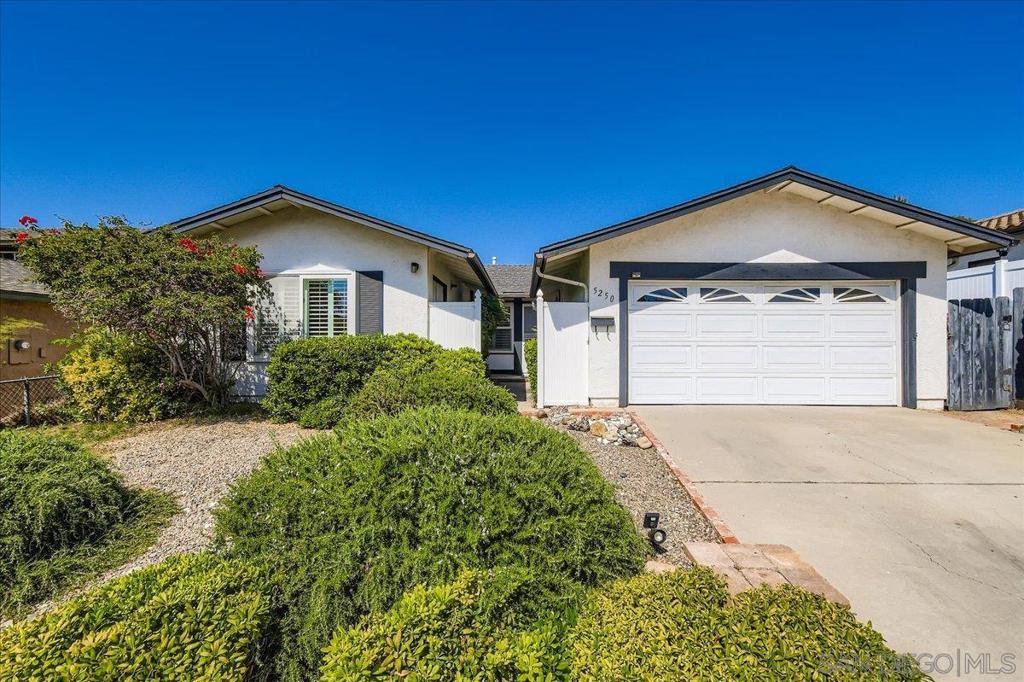 Charming single story Clairemont home on Mount Ariane Court! Fantastic location on a quiet cul de sac. Unique floor plan includes 3 bedrooms with an optional 4th room and 3 full bathrooms. Open concept perfect for entertaining. Upgrades include new paint, scraped ceilings, new carpet, laminate wood flooring, remodeled kitchen with granite counters, dual pane windows, and plantation shutters. Value add feature includes a Bedroom in front that can be used as a Guest suite or ADU for extra income. Central location near shopping centers and restaurants. Charming single story Clairemont home on Mount Ariane Court! Fantastic location on a quiet cul de sac. Unique floor plan includes 3 bedrooms with an optional 4th room and 3 full bathrooms. Open concept perfect for entertaining. Upgrades include new paint, scraped ceilings, new carpet, laminate wood flooring, remodeled kitchen with granite counters, dual pane windows, and plantation shutters. Value add feature includes a Bedroom in front that can be used as a Guest suite or ADU for extra income. Central location near shopping centers and restaurants.