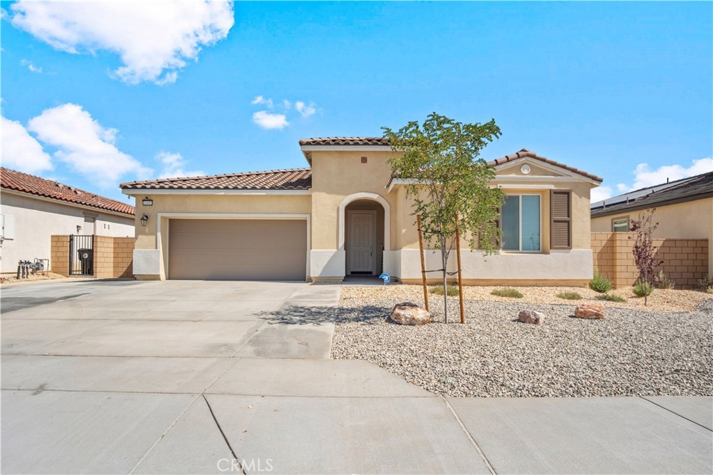 Welcome to this beautifully designed, newly built 2024 single-story home nestled in a quiet Victorville neighborhood. Offering 4 spacious bedrooms, 3 full bathrooms, and a generous 2,584 sqft of living space, this modern residence sits on an oversized 7,200 sqft lot, providing plenty of room both inside and out. Step inside to discover an open-concept layout that seamlessly blends functionality and comfort — perfect for families and entertainers alike. The thoughtfully designed single-level floor plan offers a spacious living area, contemporary finishes, and abundant natural light throughout.
Whether you're hosting guests or enjoying a quiet night in, this home delivers the ideal setting. The large lot allows for a customizable backyard—perfect for creating your dream outdoor oasis. Don’t miss the opportunity to own a turn-key, modern home in one of Victorville’s growing communities. This is new construction living at its finest!