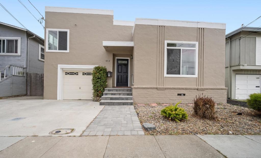 This charming home offers 3 generously sized bedrooms, 1 full bath, a separate dining room, and a garage with ample storage. Freshly painted inside and out, it features brand-new wood flooring downstairs and beautifully refinished hardwood upstairs. The expansive backyard presents exciting possibilities- plenty of space to build an ADU- and theres a wide side entrance perfect for vehicle access. Just one block from El Camino Real and a half block from San Bruno Avenue, youll enjoy unbeatable convenience to public transportation, HWY 101/280, shops, and restaurants- all within a half-mile radius!