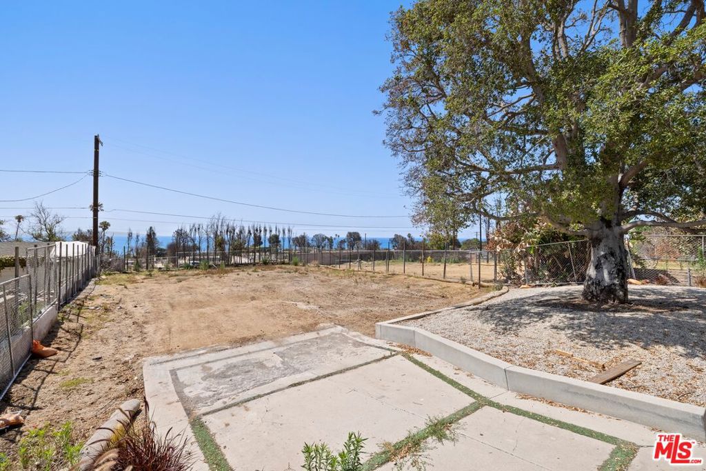 PRICE REDUCED AND READY TO SELL16856 Edgar Street offers a rare opportunity to own a 6895 sq ft lot in the heart of Pacific Palisades. This lot is ideally located in the desirable Marquez Knolls neighborhood with sweeping views of the Pacific Ocean and mountain views beyond. The previous home measured approximately 3686 sq ft, and Phase 2 debris clearance has already been completed. This lot offers the ideal setting to build a custom residence tailored to your unique vision. Just across the way from top rated Marquez Elementary, scenic hiking trails, and world class beaches, this property blends lifestyle and location in one of Los Angeles' most sought after neighborhoods. Whether you're an end user or a developer, this is a prime opportunity to invest in premium land with strong upside potential. Bring your architect and imagination, your future in the Palisades starts here.