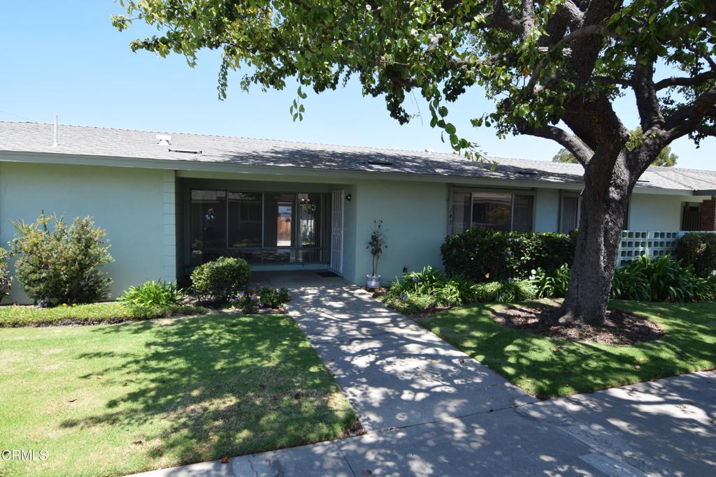 Folks we have a good one here today! You're probably familiar with Hueneme Bay, but if not, let's get the particulars out of the way. This is a 55+ community with several onsite amenities included with your residency. Near the mermaid fountain is the central campus, flanked to the North by a 9 hole, short iron golf course. Here you'll find a pool, spa, clubhouse, meeting rooms, library, piano, shuffle board, billiards, and a central area to relax and meet friends. The community has regularly scheduled activities throughout the month to add to your lifestyle. A fairly short walk from here is our main attraction, the home itself. Enter to open space with an updated kitchen and bathroom. New flooring is everywhere, and is a mix of luxury vinyl and carpet. Windows to the North and South bring light into the home. And with midcentury modern architecture, a private back patio is available to enjoy the outdoors and morning coffee. Past this area is your own bonus room of approximately 205 square feet, a place to exercise, enjoy your hobbies, or set up an office or small bedroom. If you have a lot of things, turn this into a large storage room (this is the equivalent of eight 5'x5' storage lockers). This is also the place to do your laundry. The entrance to your private two car garage is in this area too. Another place to store things! We seem to have you covered for almost everything you'll need. Pick up the phone and call this one your own!