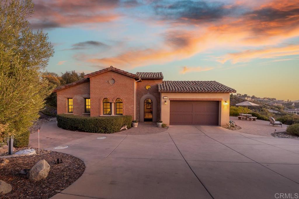 For Lease Rarely available single story Mediterranean style home located in the picturesque community guard gated of RimRock Estates. This semi custom dream Home offers Privacy, views and security. As you drive up long driveway you will be greeted with this homes elegance and charm. When entering the custom iron gate it leads you to the breezeway and fountain as you continue through the private courtyard. The Home offers an open floor plan concept with a chefs kitchen that includes stainless steel Thermador and Kitchen Aid appliances,custom cabinetry and built in refrigerator. The great-room offers soaring ceilings with painted glass windows, hardwood floors, and porcelain tiles.There are two log burning fireplaces, one in master, the other in great room. This house is perched on 2.5 acres large plentiful windows, plantation shutters and spacious layout that lets the light flow. The dining room includes large french door that lead you to the beautifully landscaped low maintenance backyard which include artificial lawn, interlocking pavers. and several fruit trees grounds offer several patio area to enjoy the views. Homes breathtaking Panoramic views of mountains and Catalina Island. This home offers comfort at 3000 ESF and elegance the open floor plan offers two wings for privacy concept Master bedroom has a large walk in closet master bathroom includes travertine shower enclosure, large tub, his/her sinks, and walk-in shower with his/her nozzles. The French doors in the master bedroom open up to an exterior patio with interlocking pavers. Theseparate wing in the home has three additional bedrooms with two full baths. Oversized garageSyndication RemarksRarely available single story Mediterranean style home located in the prestigious private gated guard security community of Rim Rock Estates. This semi custom dream Home offers upscale amenities. As you drive up you will be greeted with this homes elegance and charm. When entering the custom iron gate it leads you to the breezeway and wall fountain as you continue through the private courtyard. Grounds are beautifully landscaped with low maintenance landscaping and artificial lawn in backyard landscaping includes drought tolerant plants, fruit trees and fruitless olive tree. Breathtaking Panoramic views of Mountains and Catalina Island. Enjoy the several patios spaces home offers allowing different areas to enjoy incredible sunsets. Home offers an open floor plan concept with a chefs kitchen includes stainless steel Thermador and kitchen aid appliances, custom cabinetry and built in refrigerator. The great-room offers soaring ceilings with painted glass windows, hardwood floors, and porcelain tiles. There are two log burning fireplaces, one in master, the other in great room. This house is located on 2+ acres large plentiful windows, plantation shutters and spacious layout that lets the light flow. The dining room includes French doors leading to private backyard patios offer interlocking pavers. Master has a large walk in closet master includes travertine shower enclosure, large tub, his/her sinks, walk-in shower with his/her nozzles, as well as French doors leading to exterior patio with interlocking pavers. Separate wing has three additional bedrooms with two full baths.