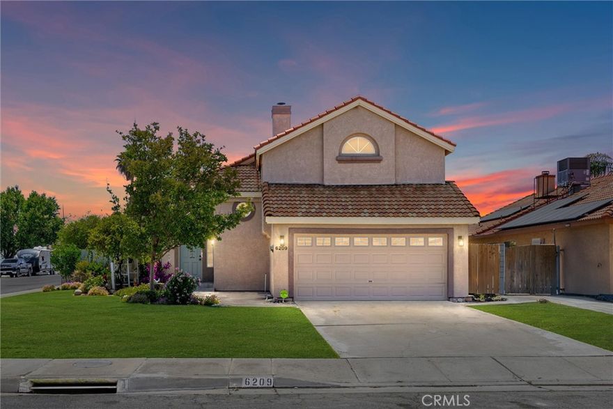 Welcome to this beautifully renovated 4-bedroom, 2.5-bath home located in the highly desirable Silver Creek community of Southwest Bakersfield. This charming two-story residence sits on a spacious corner lot with lush landscaping and a wood deckperfect for outdoor entertaining or peaceful morning tea in the garden. Inside, the home has been tastefully updated with fresh interior paint, wood-like and tile flooring throughout, and stylish new light fixtures. The kitchen features new stainless steel appliances, while the bathrooms shine with new granite countertops, reglazed showers, and updated mirrors. A modern staircase railing adds a sleek touch to the entryway. Conveniently located near popular shopping centers, local parks, and a variety of dining options, this home offers both comfort and accessibility in one of Bakersfield's most sought-after neighborhoods.