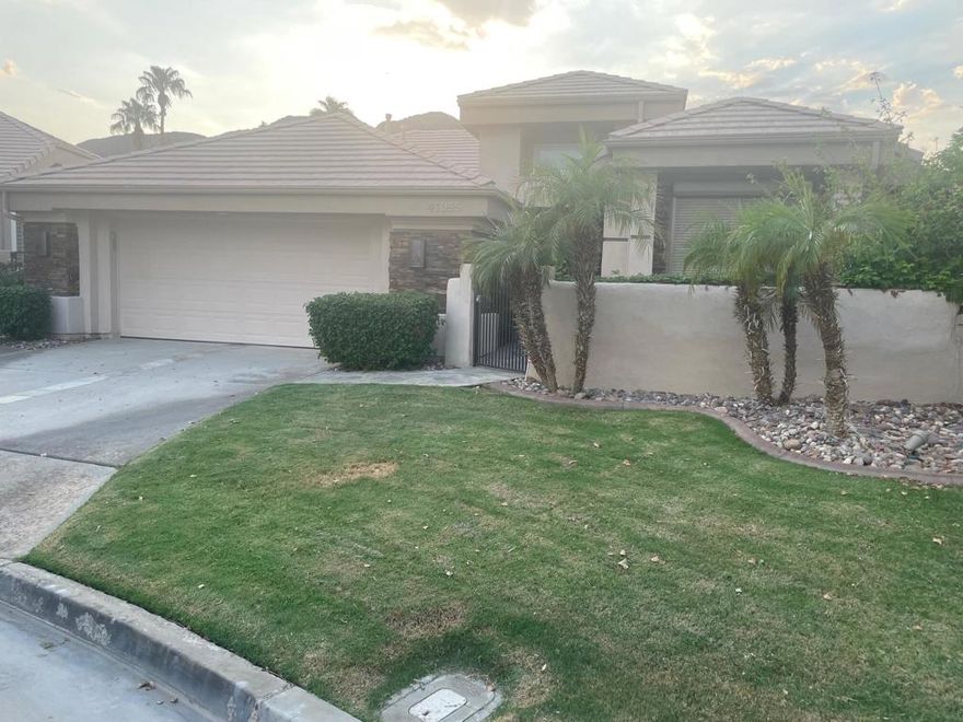 Absolutely wonderful Lake La Quinta home available for Season Lease, at end of cul- de- sac with private pool and spa in large backyard.This home is impeccably maintained and will not disappoint. Beautiful tiled floors except for bedrooms, newer baths and the furnishings are beautiful. The rear yard has private pool and spa, firepit and BBQ.Lake La Quinta is guard gated with a large lake in the center as one of its amenities as well as tennis and a community pool.Rental rates Nov and Dec. please call,Jan-March$6500/month April is rented, May $5500