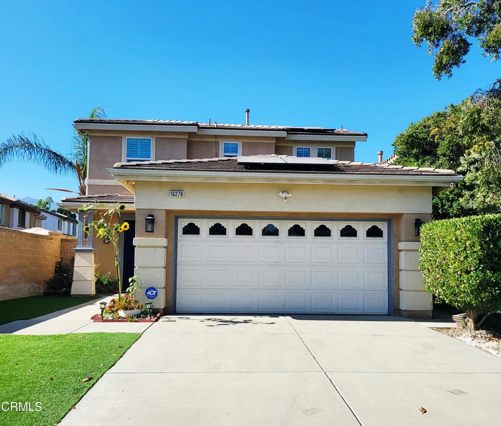 PLEASE COME TO OUR OPEN HOUSE SATURDAY, 8/9/25 FROM 2:00-4:00 PM. WE ARE SERVING DRINKS AND CHIPS! This stunning, contemporary 3-bedroom, 3-bathroom home with a spacious loft is everything you've been looking for! Located in the highly sought-after Sierra Lakes Golf Course community, this property offers the perfect blend of modern luxury and practical living.Features bright & spacious living room/family room combo flooded with natural light, creating the perfect atmosphere for relaxation and entertainment.Enjoy a chef's kitchen! Cook and entertain in style with modern stainless steel appliances, sleek white self-closing cabinets with pull-out drawers, and a convenient pantry.Appreciate the luxury of In-house laundry with shelving for added storage.Enjoy sumptuous meals in the lovely formal dining room area just off the kitchen with sliding doors leading to the beautifully landscaped backyard -- ideal for indoor-outdoor living.Located on the 2nd floor, the large loft is perfect for family gatherings, or can be used as a playroom, or an office space, ideal for people who work from home.The spacious primary bedroom offers relaxation and convenience with a walk-in closet and a luxurious ensuite bathroom featuring double sinks, a smart contactless toilet, and a bidet.Two generously sized, bright and airy bedrooms with ample closet space complete the upper level, along with a stylish and modern full bathroom for added convenience.Enjoy the low-maintenance front yard, well-manicured with evergreen synthetic turf, making lawn care a breeze!Have fun in the beautifully landscaped backyard with eco-friendly plants and even a small vegetable garden for your green thumb to enjoy. Barbecue area included.A convenient 2-car attached garage is included with built-in cabinetry for extra storage.Additional amenities include:Fully Paid Solar: Say goodbye to high electric bills - enjoy minimal to no electricity costs!Brand New HVAC System: Stay comfortable year-round with a brand new system.Ceiling Fans & Plantation Shutters fo added comfort and style throughout the home.Two smart contactless toilet seats with bidets for modern convenience.This home combines luxury, practicality, and sustainability in one incredible package. Live in a beautiful, family-friendly community that offers easy access to golf, shopping, dining, and much more!Don't miss out - schedule your tour today!