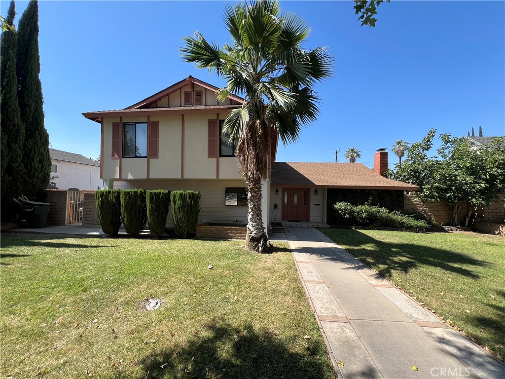 Spacious 5 bedroom house, all bedrooms are upstairs. There is a huge bonus room downstairs, approximately 300 sq ft, that could be used as a family room, or a 6th bedroom/downstairs master bedroom. There is a large kitchen with a very large dining area in the kitchen area as well. The house has a new carpet and paint and is ready for a quick move in. The backyard is private and features a covered patio off the back of the house and a sparkling in ground pool ready for summer fun. House is close to Redlands High School and affords easy access to restaurants and shopping in downtown Redlands as well as quick and easy freeway access to the 10 freeway. Rent includes front yard maintenance and swimming pool maintenance.