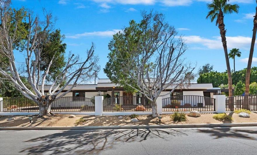 $10k /month for November , $12k/ month for December, $15k/month for January or February, and $20k/month for March or April-  will also consider $60k for 6 months|  Completely remodeled, fully furnished, turn-key,  South Palm Desert compound | NO HOA |  A+++ location - Walk to El Paseo | Main house is approx. 3900 sqft. and consists of 3 large En Suite ( all have private full baths) bedrooms plus 1/2 bath |  Recently remodeled Gourmet kitchen with open floorplan, breakfast bar with 5 seats,  gas cooktop, Double ovens, Modern fridge and custom cabinets and pantry | Incredible fully equipped bar area with sink, ice maker, wine/beverage fridge, bar dish washer, and 4 stool bar | high soaring ceilings in the living room/family room area with dramatic dual sided gas fireplace | Amenities also include full size shuffle board table, 2 player video game station, Ping pong table, Sonos system with 5 speakers and 6 mounted TVs included | Back bedroom sleeps 4 and has Infra -Red spa in bathroom| Back yard includes pool, spa, misting system, cabana/bed area, BBQ , gas firepit , TV and lush mature landscaping | Like new ( completed in 2022) approx. 600 sqft. ADU/Guest house with 2 bedrooms ( sleeps 5 comfortably, fully equipped kitchen ( stackable washer/dryer in place) and full bathroom| Entire property is serviced by top of the line water filtration system and solar system |  2 car garage + 2 car carport, and oversized driveway | Very private, completely fenced, fully landscaped grounds with water saving desert-scaping |  Rarely available, Fully stocked, turn-key luxury South Palm Desert residence.  **** lease will include all utilities with a max for any​​‌​​​​‌​​‌‌​​‌​​​‌‌​​​‌​​‌‌​​​‌​‌​​​‌‌​ overagges