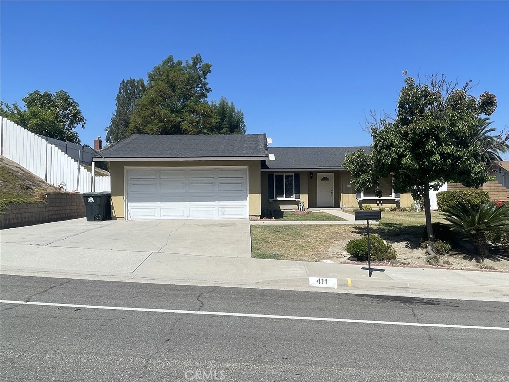 A charming 1 story house, 3 bedrooms | 2 bathrooms | 2- Car garage (with direct access) | 1449 sq ft. living space | 8874 sq ft. lot size | built in 1975, located in the city of Diamond Bar
This bright and airy home has beautiful laminate floors and many updates throughout. The formal living room features beautiful built-in cabinets and a fireplace. The updated kitchen with granite counter-tops, custom cherry wood kitchen cabinetry, and stainless steel appliances, opens up to the dining room and cozy family room. Dual Pane sliding doors lead to a large backyard with nice view, ideal for BBQ and entertaining. Laundry is Inside with gas hook-up. Master bedroom has Walk-In Closet
Home is convenient to the shopping center, restaurant, park, school, and freeway.