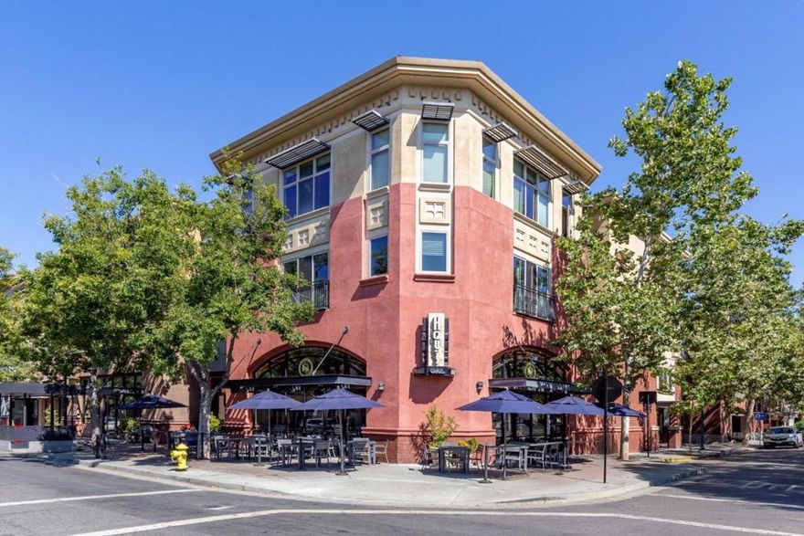 Chic Condo in the Heart of Downtown Campbell!  Welcome home to this fantastic 1 bedroom, 1 bath condo situated in the vibrant heart of downtown Campbell. Located on the third floor, this unit is easily accessible by elevator or a walking bridge from the parking area. Step inside to an open-concept Living Room featuring elegant hardwood flooring and fresh paint throughout. A large window leads to a charming Juliette Balcony, offering views of downtowns lively energy. The newly remodeled kitchen is a chefs delight, boasting lovely cabinetry, quartz countertops, and stainless steel appliances. Retreat to the spacious Bedroom, where cozy carpeting and a generous walk-in closet create the perfect sanctuary. The Bathroom features a tiled stall shower, separate soaking tub, linen storage, and a state-of-the-art new washer and dryer for added convenience. Enjoy community amenities such as a gym/exercise room, bike storage, and an outdoor common area, all located on the same 3rd  floor. Unbeatable location just minutes from The Pruneyard, Los Gatos Creek Trail, Whole Foods, Trader Joes, Fine dining and all that downtown Campbell has to offer. Central heating and air conditioning complete this move-in ready home. Common garden area! Fabulous Farmers Market on Sunday! Pet Friendly.