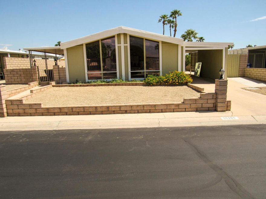 All the work has been done for you!  Just move in to start enjoying resort living in Palm Desert Greens Country Club.  Walk into a remodeled gourmet kitchen which is the centerpiece of this Great Room Floor Plan.  The wall of front windows accents the cathedral ceilings and the Mountain View.  This upgraded 3-bedroom home 2-bathroom home has laminated flooring throughout.  The oversized lot provides for great outdoor living and parking.  This 1973 home is on tags for possible tax savings and is a great all cash value.  Owner may carry with the correct terms by both parties.  Golf, internet, and trash are included with ownership with a $400.00 HOA Fee.  Call for a tour of this unique home.