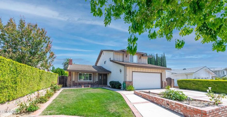 Looking for a beautiful home in a family-oriented neighborhood within the award-winning Las Virgenes Unified School District? This is it! This spacious 5-bedroom, 3-bathroom home in Lake Lindero, Agoura Hills offers everything you've been searching for. With direct access to a 2-car garage (with laundry), this home combines comfort, convenience, and timeless style. The inviting living room features custom crown moulding, built-ins, a cozy fireplace, and a classic mantel--perfect for making lasting memories. At the heart of the home, the updated kitchen shines with pristine quartz countertops, sleek white cabinets, and plenty of storage. It seamlessly opens to the expansive family room, recently remodeled with added space for family gatherings or entertaining guests. A formal dining room with crown moulding and wainscoting flows from the living room and kitchen, and a sliding glass door opens to the backyard oasis--complete with lush grass, fruit trees, and a large patio for outdoor living and entertaining. The main floor includes the formal living and dining rooms, an updated bathroom, and a versatile bedroom--ideal for a guest room, playroom, or home office. Upstairs, you'll find four additional bedrooms and two beautifully updated bathrooms. Window coverings are included with the lease. Enjoy the lifestyle Lake Lindero offers with nearby Lake Lindero Country Club, golf course, pool, and tennis courts. Conveniently located near top schools, scenic hiking, shopping, dining, beaches, and easy freeway access--this is the perfect place to call home.(Some photos have been virtually staged)