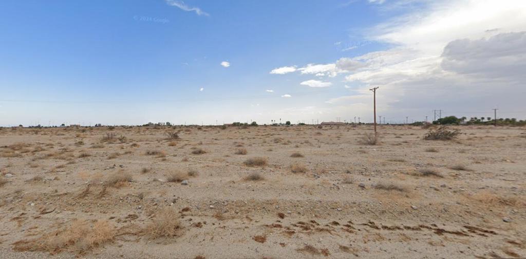 Great opportunity to invest in a up and coming area of California known as 'Lithium Valley' This great great vacant lot located East of HWY with water, sewer, and Power poles on property line. This is your chance to buy and hold for future appreciation. Whether you are planning to build a home or planning to sell for future value you can't go wrong. With beautiful views of the mountains and the Salton Sea and amazing sunrises and sunsets you will enjoy owning your own piece of land in this area that has tremendous potential. Hurry don't miss your chance to see development happen before your very own eyes.