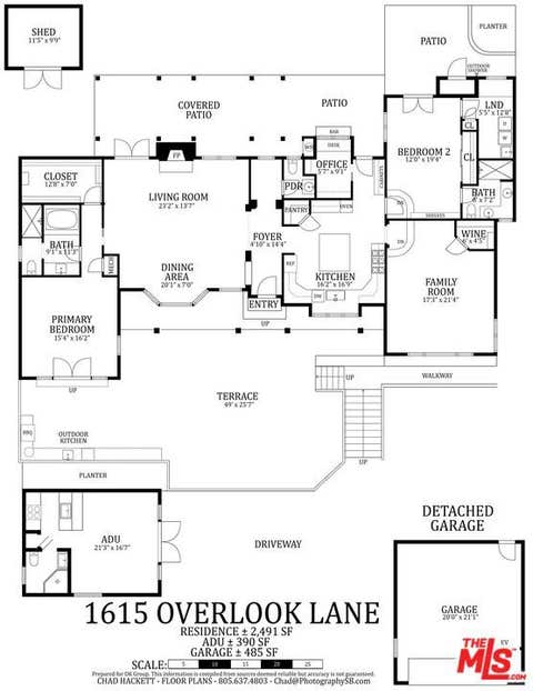 Tiny photo for 1615 Overlook Lane, Santa Barbara, CA 93103 (MLS # 26851413)
