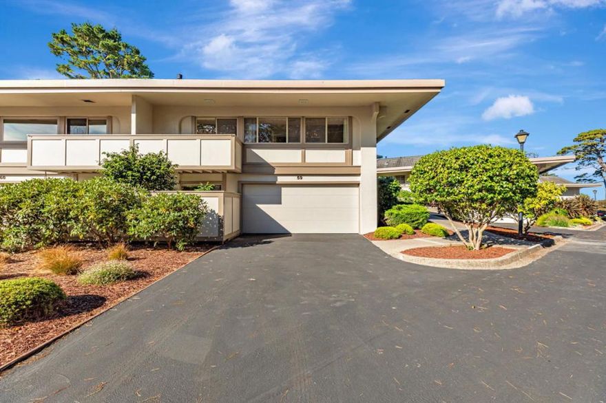 Outstanding Location, Enjoy Ocean & Forest Views! Private End Unit! Boasting 3 Bedrooms (3 En-suites), 3 Bathrooms, 2,102 Square Feet of Living. VIEWS From Primary Bedroom (Dual Closets, Tub & Shower), Kitchen & Formal Dining. Main Level Features 2 En-suites, Living Room w/ Fireplace, Recessed Lighting, Wet Bar, Formal Dining, Remodeled Kitchen: Sub-Zero Refrigerator, Built-Ins, Water Filtration System, Hot Water Dispenser, Recessed Lighting. Primary Suite, Large Closets, Separate Tub, Separate Shower, Plus Ocean & Forest Views. Spacious Living Room With Fireplace, Forest Views. Amazing Home, Dual Pane Windows & Much More. Lower Level, A Must See - 3rd Bedroom, With Full 3rd Bathroom, Offering A Private Patio and Private Entrance, Perfect For Family, Friends, Guests. Loaded With Extras! Cedar Line Coat Closet, Spacious Office / Laundry Room With Separate Storage Room - The Perfect Wine Cellar. Plus Access To The Attached and Finished 2 Car Garage, Complete With Built-Ins and Work Shop Area. The Perfect Location & Floor Plan, Skyline Crest Features A Pool (Gated and Heated), Access To Near By Trails and Pebble Beach. Located Close To World Class Restaurants, Del Monte Plaza, Carmel, Pacific Grove, Pebble Beach & More. One of Skyline Crest's Best!