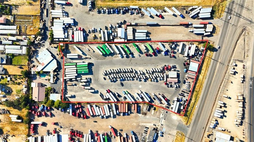 Prime Industrial/Logistics Investment at 3845 S El Dorado St, Stockton, CA 95206

This 4.78-acre, fully-approved & permitted truck yard offers a rare opportunity to acquire a diversified, income-generating logistics campus with significant upside. Highlights include:

Permitted truck yard with dual entrance/exit broad paved access, two fire hydrants, 24/7 security guard, gated perimeter with cameras, and high-voltage transformer on site—ideal for heavy-duty operations.

Multiple income streams: rental offices, public-approved mechanic shop, truck-driving school, pallet manufacturing area, load dispatch office, and mobile spaces (including two mobile homes).

Mechanic shop is approved for public use, allowing outside clientele in addition to fleet servicing.

On-site high-voltage substation infrastructure—amenable to power-intensive operations and future expansion .

All pavement across the yard—eliminates grading costs and supports immediate operations.

Current rental income approx.?$41,000/month ($275 per dollar invested per owner’s figures), with the potential to remodel the shop and increase truck parking density to further boost returns.

Location benefits:

Strategically situated with easy access to Highways 99, 5, and 4, this site is a logistics crossroads to the Central Valley, Bay Area, Sacramento, and Sonoma. Nestled in Stockton’s seaport industrial district—home to AKB Transport, Del Rio West Pallet, AGH Truck Lines, United Truck Driving School, and Ramsey Express—all benefiting from proximity to the Port of Stockton deep-water channel, multimodal rail, and warehousing services 

This is a serious must-see investment, ideal for both owner-operators and absentee investors, offering immediate cash flow, scalable operations, and redevelopment upside. Don’t delay—schedule a private tour today and capitalize on this rare commercial property!