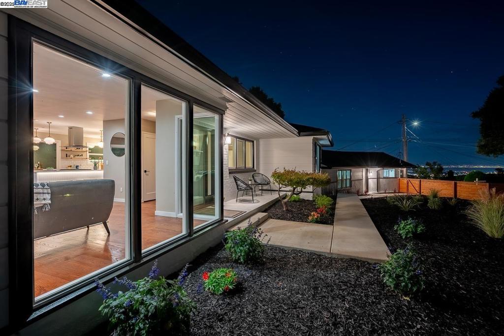 Stunning Remodel Oakland Hills 1,931/sf Ranch on Private 1/4 Acre rare mostly level lot with filtered views. of the San Francisco Bay. Tucked away at the end of a peaceful cul-de-sac, this beautifully remodeled 3-bedroom, 2- bath home with open floor plan concept seamlessly connects the spacious living room, dining area and chef's kitchen-with large center island-perfect for entertaining or everyday living. The primary suite offers a serene retreat, while gleaming hardwood floors. Every detail was completed with permits to current codes, including all-new electrical with 200 amp service, high efficiency furnace and ducting, dual pane tempered glass windows throughout for comfort and energy-savings. A new roof and gutters crown the home and the two car garage comes equipped with an outlet for EV charger. Additional off-street parking. Surrounded by tranquil outdoor spaces delivers exceptional privacy and the ideal Oakland Hills lifestyle minutes from parks, trails, shopping and easy freeway access. Move-in ready built to last. Perfect blend of classic California Ranch style and modern upgrades. Minutes from Montclair Village Shopping. Transparent pricing.