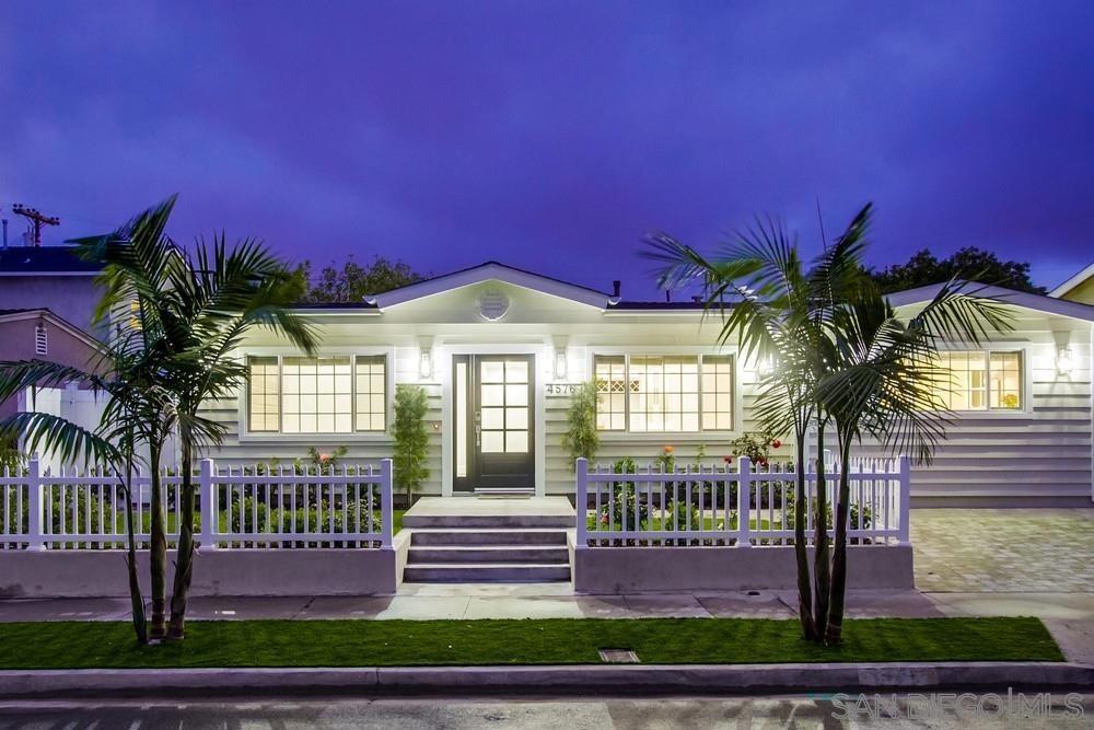 ***2019 Custom Remodel***A Diamond Located in Highly Sought After Bay Ho****Eye Catching Curb Appeal***3 Spacious Bedrooms With 3 En-Suite Bathrooms*** 3.5 Baths Total*** 1,948 Sq Ft of Single Story Living***Open Floor Plan***6,000 (60X100) Sq Ft Flat Level Usable Lot With Alley Access***Classic Timeless Kitchen, High-End Appliances***Premium Quartz Countertops*** Beautiful Gas Fireplace***Vaulted Ceilings*** Hardwood Floors***Walk-In Closets***Santa Barbara Stucco***New Windows, Doors, LED Recessed Lighting, Tankless Water Heater, New Electrical, New ABS Plumbing Throughout***New Air Conditioner/Heater, Laundry Room. Custom Pavers, Premium Turf, Hardy Board Siding***Alley Access With Lots Of Space To Store Your Toys. A Premiere Central Location Within Minutes Of Major Freeways i5,i805,i52,i163 ***La Jolla, Pacific Beach In Minutes At A Fraction Of The Cost***Restaurants, Shopping Without Having To Get On A Freeway***Going, Going, Gon_!