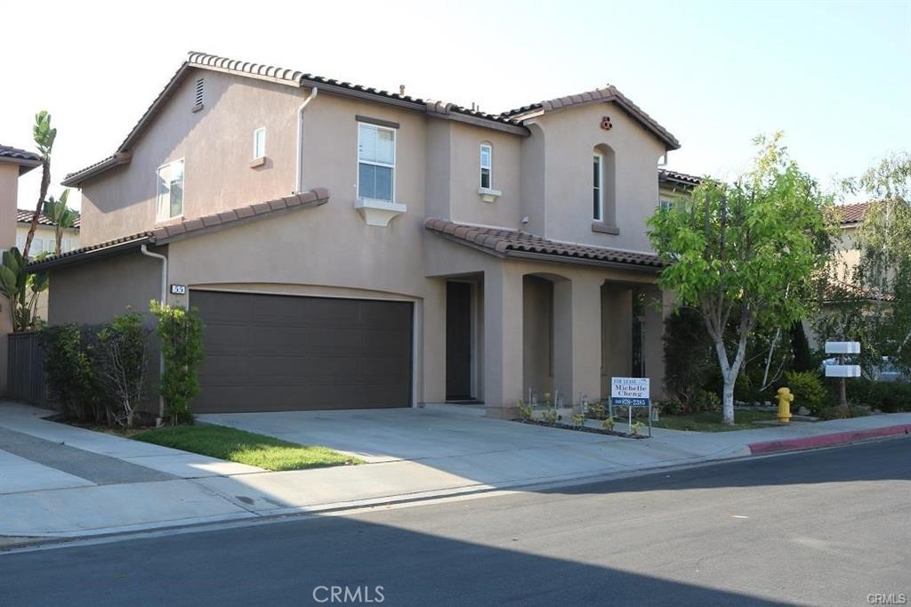 Desirable detached 4-bedroom home located in Oak Creek gated community featuring formal living room, open great room with kitchen, family room and dining area. Gourmet kitchen with granite countertop, center island with sit-up breakfast bar, white cabinets. Stainless Steel Appliances including dish washer, microwave and 5-burner gas range w/oven. Family room with cozy fireplace. Spacious master suite offers dual sinks, soaking tub, separate shower and walk-in closet. Laminated wood floor downstairs, wall-to-wall carpet upstairs. Walking distance to elementary school and easy access to shops, restaurants and freeways. Enjoy award-winning schools and resort like amenities including pools, spas, tennis courts, tot lot and much more.