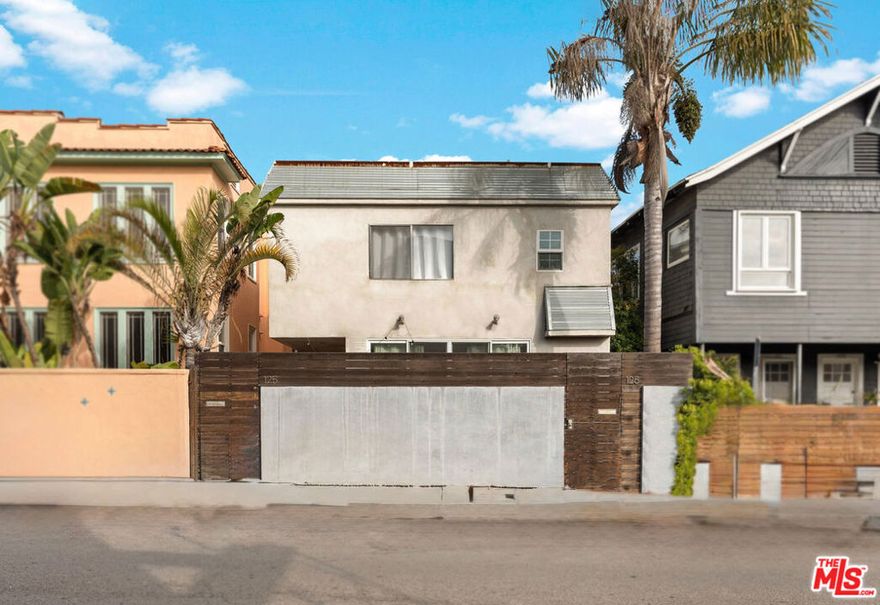 **PRICED TO SELL** This Venice Beach duplex offers an unbeatable location, just one block from the sand and moments from Abbot Kinney, Ocean Front Walk, Main Street, Rose Avenue, and Google. The property includes two units, six parking spaces, and gated access for added privacy. The ground-floor unit spans two stories and features two bedrooms and two bathrooms, while the upper unit offers two bedrooms and one bathroom. Both residences will be delivered vacant at the close of escrow, making this an exceptional opportunity for an investor or a buyer looking to convert it into a single-family home.