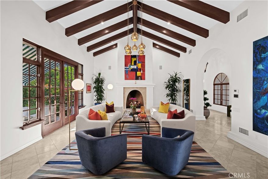 HANDS DOWN THE BEST VALUE IN MONTECITO $908/SF! Located in Montecito Union School District, this home by far in this price range is the MOST AMAZING OFFERING, not only ideal as built-in equity for owner/users but investors as well!!! 6 bedroom (or 5 + office), 6 bath Spanish Revival estate spans 7146 sqft on nearly 1 flat acre. Surrounded by towering palms, mature lush native trees and landscape. This gated compound is incredibly private and serene. Near Birnam Wood Golf Club, prestigious Valley Club of Montecito and a few minutes to sandy beaches. Rosewood Miramar Resort & Charming Upper and Lower Villages. This estate offers an unparalleled blend of elegance, modern amenities, and lifestyle of ultimate comfort and convenience. Drive along tall privacy hedges through massive wooden gates and Port-a-Cochre with iron candelabra to a grand motor court with plenty of parking, perfect for intimate gatherings or large fundraisers. Living here feels as if you're on a permanent staycation 24/7 taking full advantage of enjoying the indoor/outdoor lifestyle. Hear the birds while basking in the sun of the Baja-style resort swimmers pool with waterslide, hidden spa and cabana. Picnic on the playground lawn, play badminton, ping pong, soccer, etc. Lounge with a glass of wine and conversation at one of several outdoor seating areas. The moment you walk through 4 inch thick hand carved double doors crafted from Italy you immediately feel the scale and warmth with showers of natural light throughout this one-of-a-kind residence. Cathedral high beams and ceiling details, rich wood floors & tall archways. Large chef's island kitchen flows into the family room. Media room and library. Four Seasons-style primary suite boasts a spa-inspired bath and closet the size of a bedroom. READY FOR QUICK OCCUPANCY. OWNER WILL ALSO CONSIDER SELLING FURNISHED.