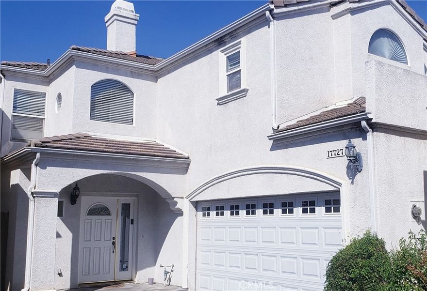 Beautiful and Spacious Four Bedroom, 3 Bath, Upgraded Merridy Oaks Estates Home.  Features include Living Room, Family Room w/Fireplace, Formal Dining, as well as eating area in the kitchen, granite counters in the kitchen and bathrooms, large primary suite and secondary bedroom, plus 2 other good sized bedrooms, in addition to a small room for an office, crafts etc.  Rear yard has a patio, spa, and artificial turf.  Double attached garage plus an extra space in front for parking.  Great area, close to all.