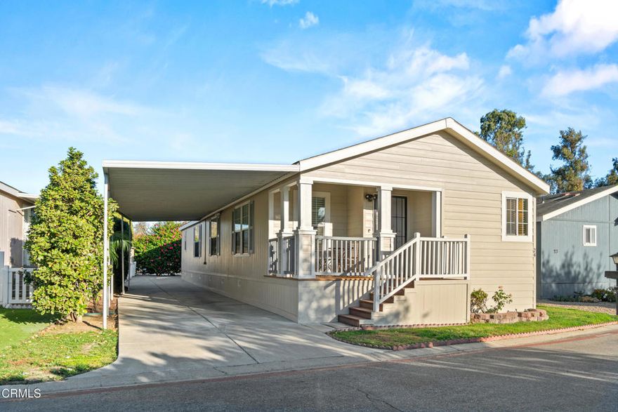 Built in 2007, this charming Lamplighter home blends comfort, functionality, and style in one inviting package. Step inside to an open-concept living area featuring a spacious kitchen with abundant cabinetry and a large dining area that flows seamlessly into the bright, airy living room -- perfect for family gatherings or entertaining friends. This well-maintained home offers two bedrooms, two full bathrooms, and a versatile den/office that can easily serve as a third bedroom or creative flex space. Enjoy the convenience of an individual laundry room with extra storage, plus central heating and air conditioning for year-round comfort. The exterior was recently painted, and the interior has been updated, adding a fresh, move-in-ready feel. Outside, you'll love the expansive driveway with parking for up to six cars, along with a large, newer storage shed ideal for tools, bikes, or beach gear. The Lamplighter community offers resort-style amenities, including a pool, spa, clubhouse with a full kitchen, and gathering spaces for residents. All this in a friendly Camarillo location with convenient access to shopping, dining, and freeway connections. Welcome home to 24 Via Rosal -- where comfort meets convenience!