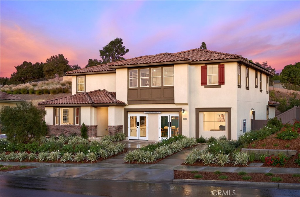 **NEW CONSTRUCTION** - QUICK MOVE IN HOME.
This is a former Model Home and is heavily upgraded and landscaped! The Plan 3 model at Sonora Hills in Escondido, CA, is a spacious, two-story home designed for modern, luxurious living. Spanning 3,601 square feet, it features four bedrooms, four-and-a-half bathrooms, and a flexible layout that combines formal entertaining areas with comfortable everyday living spaces. Downstairs guest suite, An expansive great room seamlessly connects to a covered outdoor California room with Fireplace. Gourmet kitchen, the private primary suite features a spa-like en-suite bathroom with dual vanities, a separate tub and shower, and a large walk-in closet.Upstairs loft and laundry.