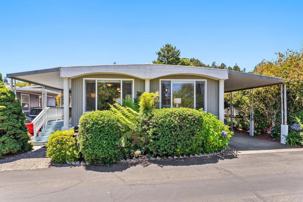 Welcome to 444 Whispering Pines #168 All Age Park! Where comfort, charm, and convenience come together in the heart of Scotts Valley! This spacious 2-bedroom, 2-bath manufactured home offers 1,445 sq ft of bright, open living. You'll love the sunny living room, cheerful kitchen, and roomy dining areaplus carport parking and a bonus storage shed! Tucked into one of the best spots in the park, this home is close to everything buyers lovetop-rated Scotts Valley schools, scenic trails, redwood forests, and just minutes to the beach or Silicon Valley via Hwy 17! Enjoy resort-style amenities like a sparkling pool, relaxing hot tub, full gym, billiards, dog park ( Max 2 - pet friendly), duck pond, and a fun playground. Whether you're commuting, adventuring, or simply relaxing, this home checks all the boxes.