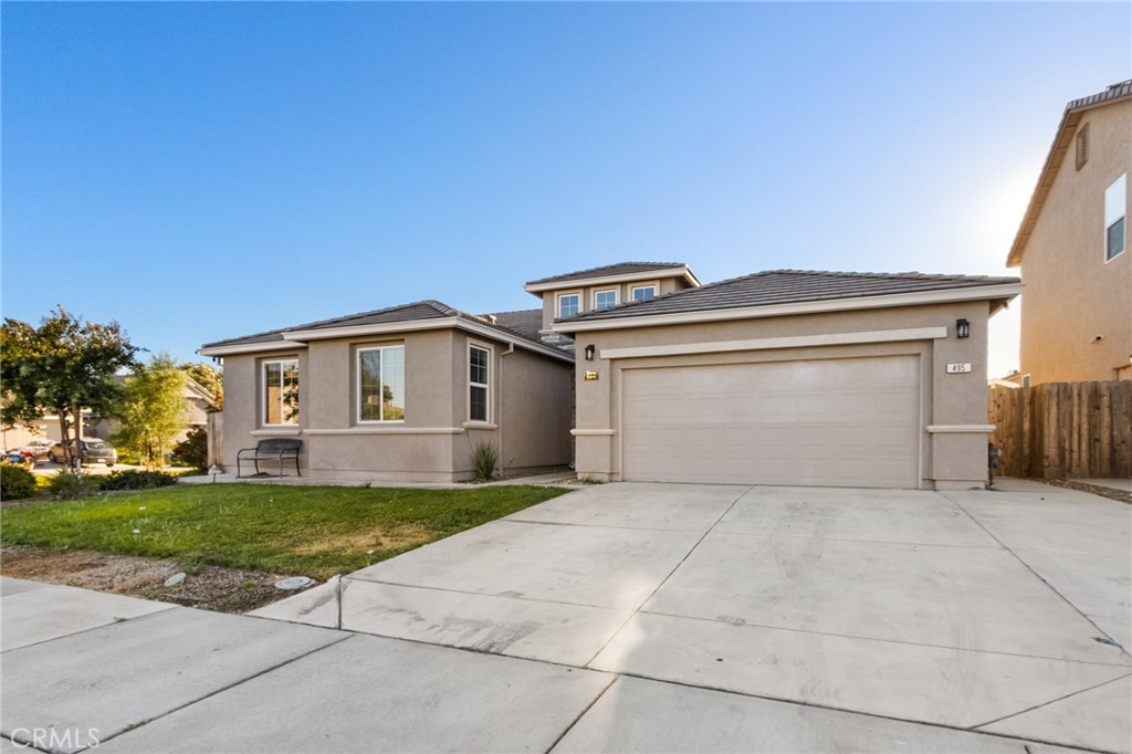 Welcome to this beautiful single story home on the south side of Merced! Featuring 5 spacious bedrooms and 3 full bathrooms, this well maintained residence offers 2,234 sq ft of comfortable living space on a generous 7,187 sq ft lot. Freshly painted also including OWNED Solar and an additional en-suite bathroom. The open floor plan seamlessly connects the kitchen, dining, and living areas ideal for both everyday living and entertaining. The layout includes a thoughtfully placed primary suite with an en-suite bathroom and plenty of closet space, along with additional bedrooms that offer flexibility for a home office, guest room, or playroom. Step outside to the backyard with endless potential for outdoor living, entertainment, or weekend barbecues. Located in a quiet neighborhood close to all of your necessities. This home combines comfort, convenience, and style all on one level. Don’t miss out on this single-story gem in Merced!
