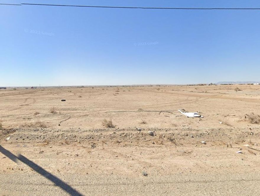 ACRE Lot-Great opportunity to invest in an up and coming area of California known as ''Lithium Valley'' This is a great 1.65 acre vacant lot located West of HWY 86 with water and, sewer. This is your chance to buy and hold for future appreciation. Whether you are planning to build a home or planning to sell for future value you can't go wrong. With beautiful views of the mountains and the Salton Sea and amazing sunrises and sunsets you will enjoy owning your own piece of land in this area that has tremendous potential. Hurry, don't miss your chance to see development happen before your very own eyes. Buyer and Buyer's agent to do their own due diligence Seller and seller's agent makes no warranties or representations about the land,  Near elementary and high schools, close to Family Dollar, Dollar General, restaurants, and gas stations.