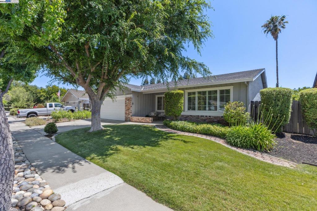 Desirable Mission Park Neighborhood Location - Updated Single Story 4 Bedroom Home with Pool and Located Across the Street from the Popular Mission Hills Park Playground(s) & Walking Trails. Modern Open Floor Plan Including Formal Living, Dining, & Family Rooms. North Facing Property Situated on a Large Lot. Double Pane Windows & Sliders Throughout. New LVP Flooring, Carpet, Interior Paint, & Light Fixtures. Updated Kitchen with Quartz Countertops & Backsplash. Eat-In Kitchen Including Breakfast Bar & Nook. Newer Appliances & Hardware. New Stainless Steel Sink & Faucet. Recessed Lighting & Crown Molding. Large Primary Suite with Ample Closet Space. Spacious Guest Bedrooms & Guest Bathroom with Double Sink Vanity. Window Treatments Throughout. Secluded Resort-Style Backyard with Pool/Spa Combo & Grassy Play Area. Established & Colorful Landscaping in Front & Back Yards with Ridge Views. Multiple Private Outdoor Sitting Areas. Dedicated Laundry Room with Washer & Dryer. Original Owner & Well-Maintained Home. Close to All Amenities Including Oak Hills Shopping Center. Minutes to Downtown Pleasanton Restaurants, Shopping, & Entertainment. Enjoy Being Steps Away from Mission Hills Park. Top Rated Schools! Excellent Commuting Location with Easy & Quick Access to I-680. Views: Ridge
