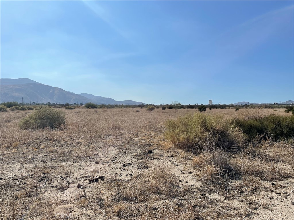 Great Potential Vacant land 3.24 Acres in Cabazon. This Property is Located in Dirt Road near of Arrowhead Water Bottling Plant, Fwy 1-10, Casino Morongo, Cabazon Outlets, and few minutes of Palm Springs. Buyers and Buyers Agent Verify with County of Riverside for zoning and Uses Allowed.