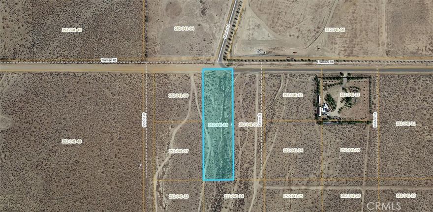 Here is your opportunity to own a 2.41 acre lot. Located off of 90th St W. Paved road to the property. Fantastic desert and mountain views. Ranch homes in the area.