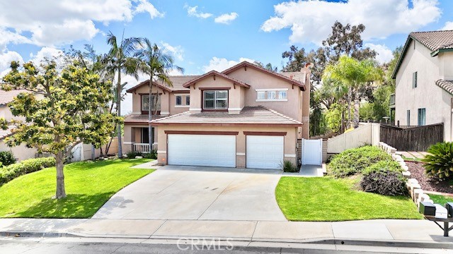 Welcome to your new oasis in the highly sought-after Hidden Springs community of Moreno Valley! This exquisite modern villa-style home offers a perfect blend of luxury & comfort, ideal for families and entertainers alike. With 4 spacious bedrooms and 2.5 bathrooms spread across an impressive 2,325 sq ft, this residence promises ample space for relaxation and gatherings. Nestled on a generous 7,841 sq ft lot, this home backs up to the serene Box Springs Mountain Reserve, granting you access to picturesque walking and biking trails right at your doorstep. Enjoy the tranquility & beauty of nature while being just moments away from urban conveniences. Step inside to discover soaring cathedral ceilings that amplify the openness of the living areas. The separate living & dining rooms provide distinct spaces for entertaining guests or enjoying family dinners. The heart of this home is undoubtedly the spacious kitchen, featuring a large island, gleaming granite countertops, & modern stainless steel appliances, including a stove, microwave, and dishwasher. The kitchen seamlessly opens to a cozy breakfast area and a family room that boasts a charming fireplace, making it the perfect gathering spot for family & friends. The expansive backyard is a true retreat, complete with a covered patio, ideal for alfresco dining or simply basking in the stunning views. Whether you’re hosting summer barbecues or enjoying quiet evenings under the stars, this outdoor space will be your personal paradise. The primary bedroom is a sanctuary of relaxation, featuring a private walk-out deck that showcases breathtaking views of the surrounding landscape. The ensuite bathroom offers a spa-like experience, making it the perfect escape after a long day. Custom built-in features enhance the home's charm, while tile and waterproof laminate floors throughout provide durability and style. A spacious 3-car garage offers ample storage space, & you’ll appreciate the convenience of walking distance to nearby schools. Enjoy the included window coverings, gardener services, and easy qualification process, making your transition into this beautiful home as seamless as possible. Don’t miss out on the opportunity to call this stunning villa-style property your home! Priced at just $3,500 per month with a $1,000 deposit, this home is ready for you to move in and start creating unforgettable memories. Schedule your private viewing today and step into a life of elegance and comfort in Hidden Springs!