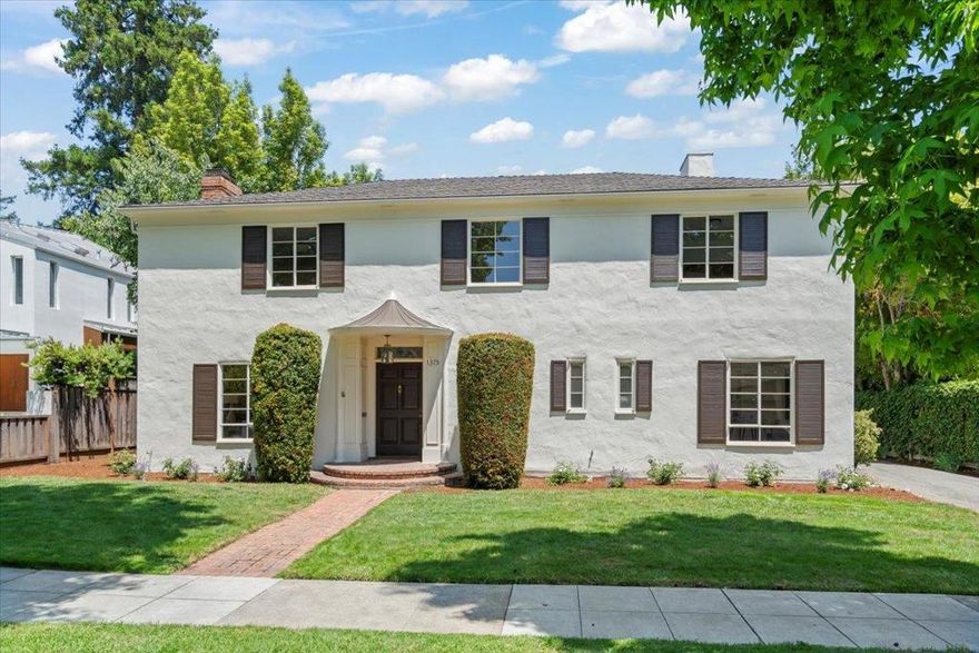 Offering an exceptional opportunity on one of the most coveted blocks in premier Crescent Park, this classic two-story home invites your personal vision. The gracious 3,072+/- sf floor plan features elegant formal living and dining rooms, accented by multiple sets of French doors opening to the serene and private backyard setting--perfect for entertaining and relaxation. Separate den (or 5th bedroom) offers versatility for use as a home office or guest quarters. Upstairs, the spacious layout includes four generously sized bedrooms, highlighted by the expansive primary suite with walk-in closet and charming sitting area. Fantastic 8,540+/- sf lot offers the utmost in privacy, serenity and unlimited potential. Enhancing the appeal of this special property is its close proximity to Eleanor Pardee Park, vibrant University Avenue shopping/dining, Stanford University and leading Silicon Valley tech companies. Enjoy access to top rated Palo Alto schools. Rarely available offering in an A++ location!