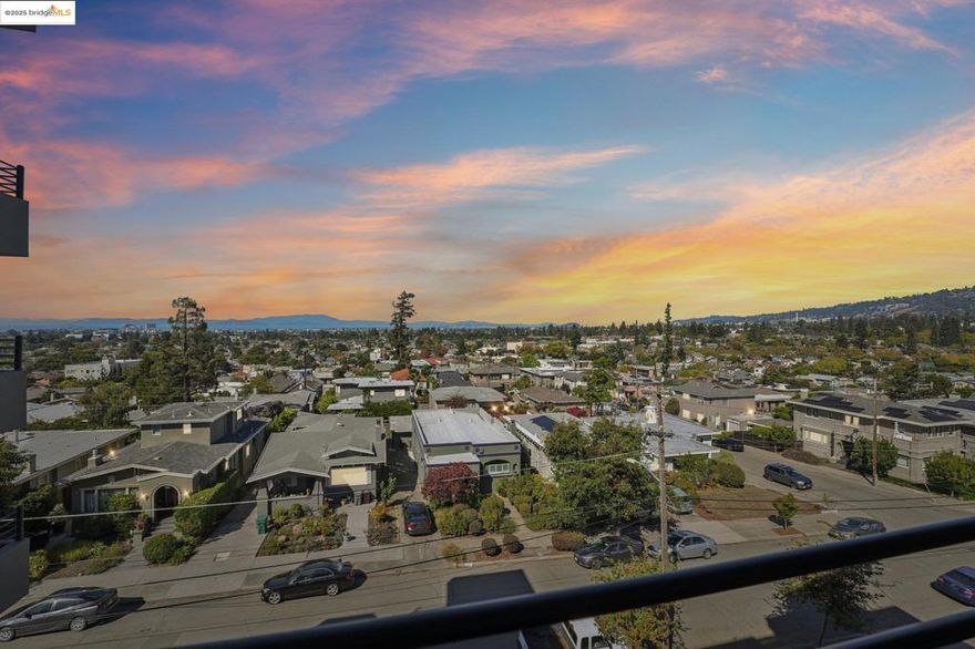 Contemporary condo with stunning views of the San Francisco Bay and Berkeley Hills, perfectly paired with an A+ location in the heart of Rockridge. Flooded with natural light, this inviting home features an open layout, a spacious outdoor balcony, and your very own fireplace - creating the perfect space to relax and unwind. When you’re ready to head out, you’ll love being just steps from the neighborhood’s beloved cafés, restaurants, boutiques, markets, and nightlife that make Rockridge one of the East Bay’s most desirable destinations. Meticulously maintained by its conscientious owner, this home offers true convenience and comfort. Adjacent to the Claremont Country Club, you’ll enjoy countless opportunities for hiking, exploring, and recreation. Leave your car in your own secured indoor parking space and reach anywhere in minutes with multiple transit options, including Rockridge BART, TransBay bus line, and AC Transit. With level-in access through both the front door and the elevator from the garage, everyday living is effortless. Premium units like this rarely become available in The Heritage of Claremont - a unique opportunity not to be missed!