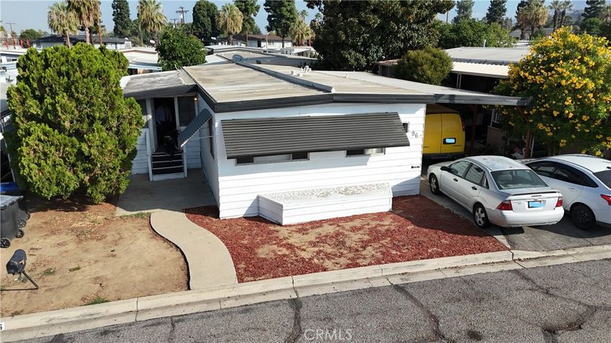 Welcome to King Arthur Estates all ages community park located in the wonderful city of Riverside. Introducing this cozy charming Turnkey home ready for a new buyer to enjoy and call home. This home comes with laminate flooring throughout the entire home, 2 bed 3 bathrooms with an enclosed room that may be used for a work room with its own full bath and tub and fairly new paint. The community park offers swimming pool, club house, basketball courts, Billiards room and library. This home is a prime location near University of Riverside, Minutes to downtown Riverside, close to major freeways, 60fwy, 91,fwy,215fwy.