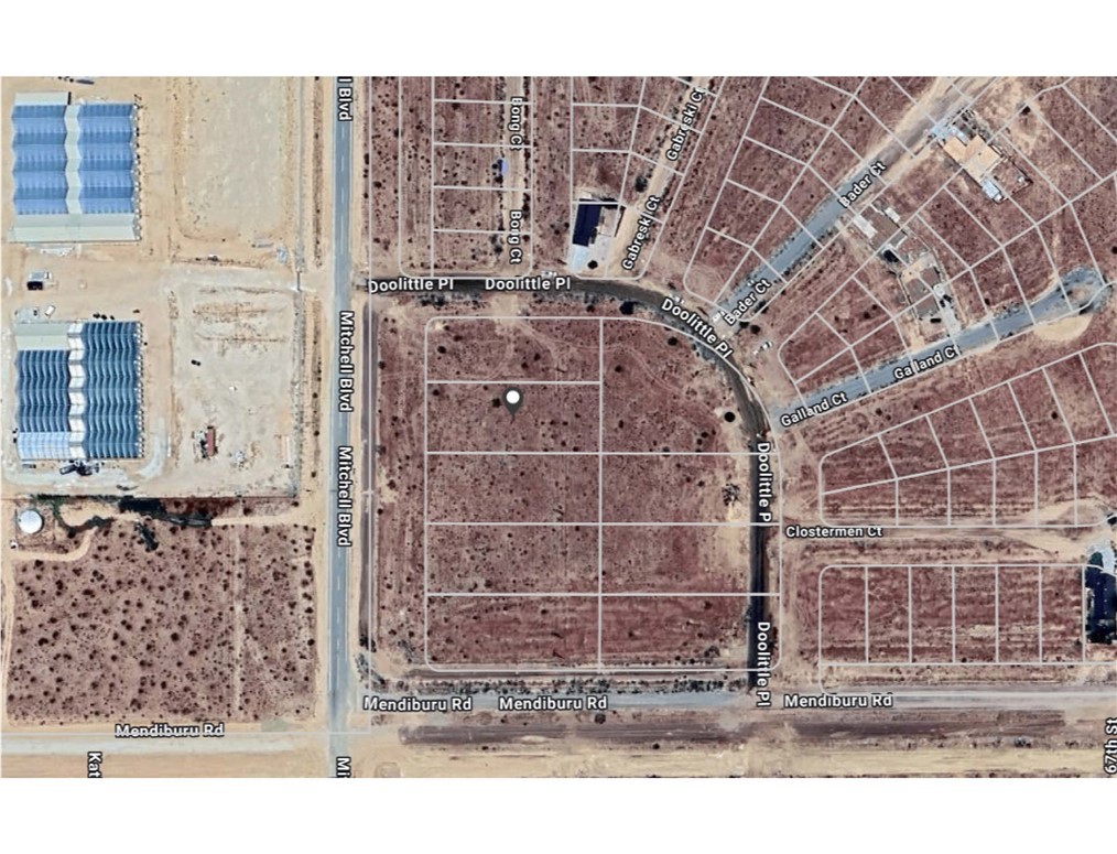 28,640 sq ft level lot zoned for Multifamily housing. Located on paved Mitchell Blvd with water and power close by. Mitchell Blvd is the main artery to the California City Airport. Near by lots of same size have sold for much more.
